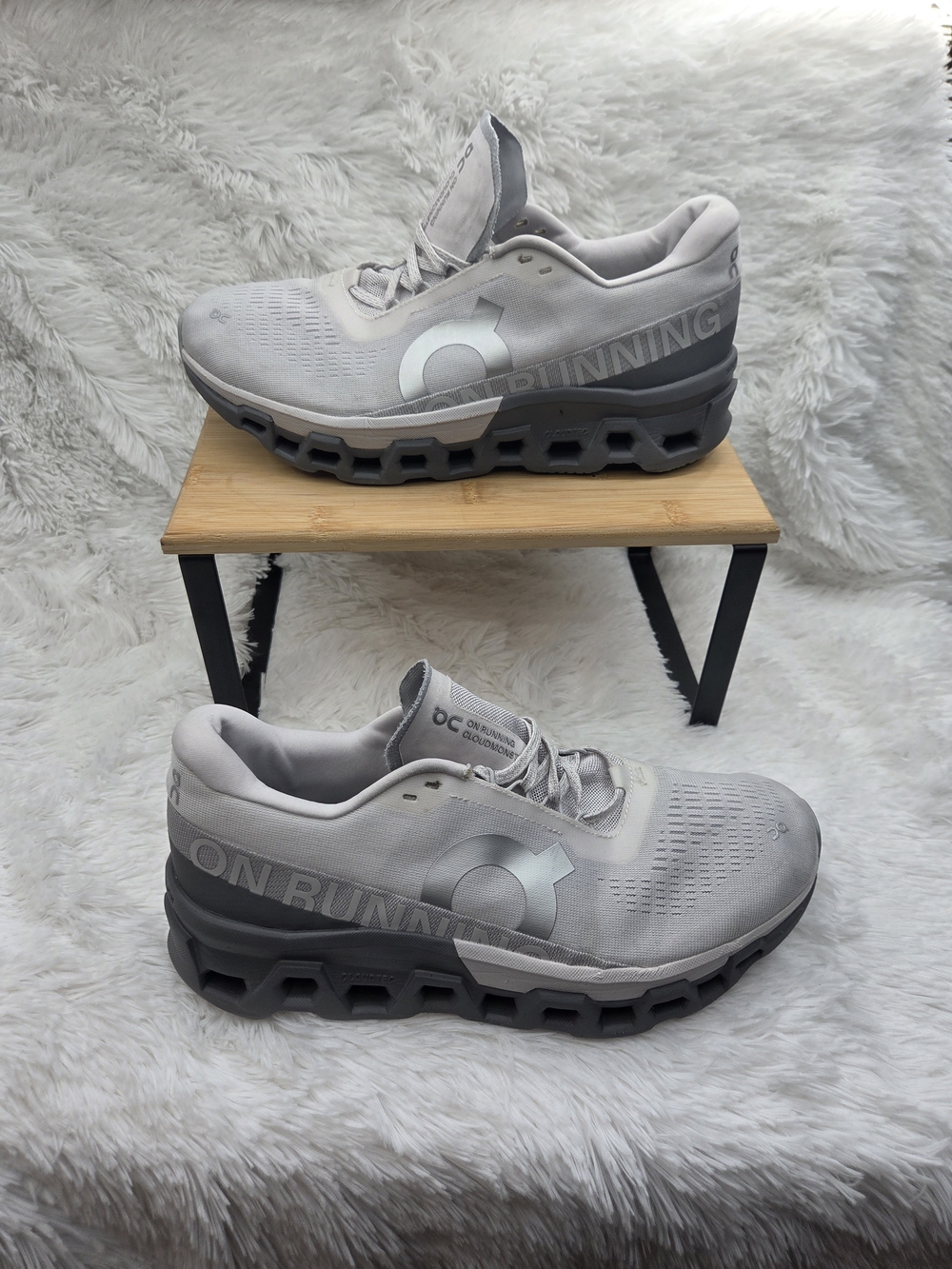 On Running Cloudnova Gray Sneakers Men‎ Size 11.5 Lightweight Comfort